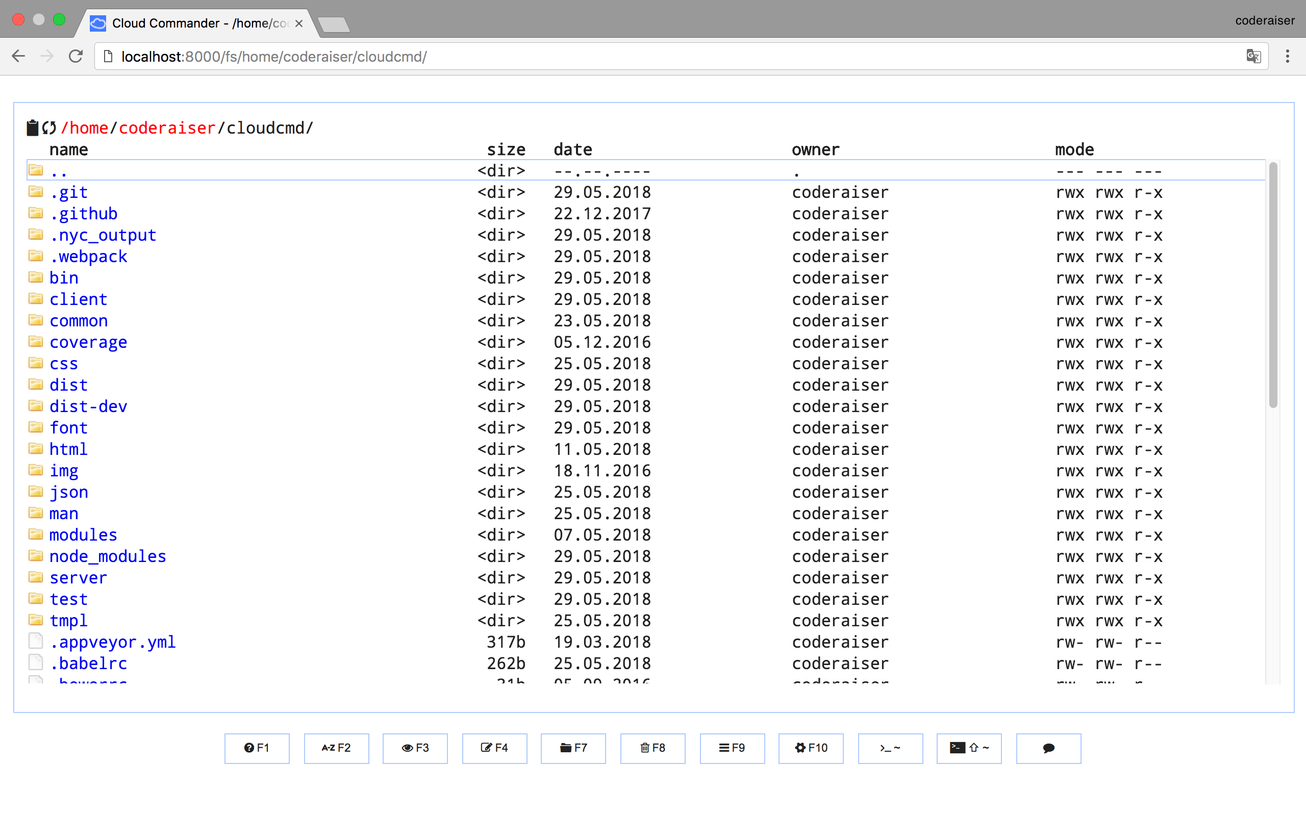 One file panel One file panel