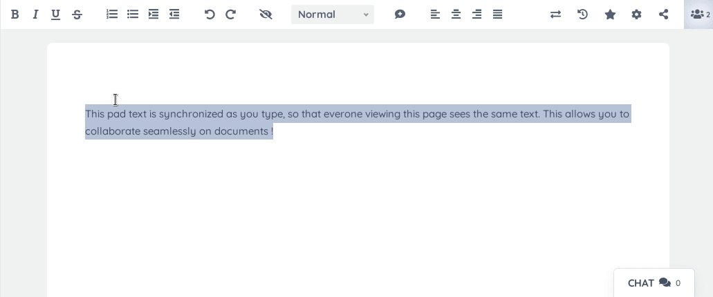 Etherpad in action Demo Etherpad Animated Jif